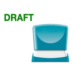 SELLO X'STAMPER QUIX PERSONALIZABLE COLOR VERDE MEDIDAS 11X40 MM Q-10