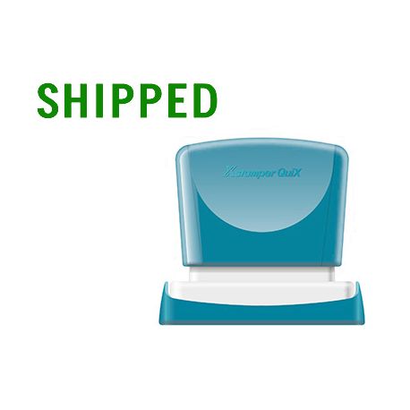 SELLO X'STAMPER QUIX PERSONALIZABLE COLOR VERDE MEDIDAS 13X49 MM Q-13