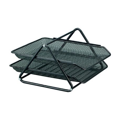 BANDEJA SOBREMESA METALICA Q-CONNECT REJILLA GXA100 NEGRA2 BANDEJAS MOVIBLES -300X185X350 MM BANDEJA SOBREMESA METALICA Q-CONNECT REJILLA GXA100 NEGRA2 BANDEJAS MOVIBLES -300X185X350 MM