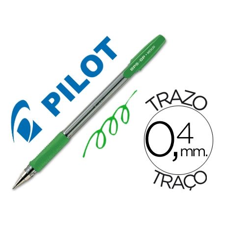 BOLIGRAFO PILOT BPS-GP VERDE -SUJECION DE CAUCHO -TINTA BASE DE ACEITE -CON CAPUCHON BOLIGRAFO PILOT BPS-GP VERDE -SUJECION DE CAUCHO -TINTA BASE DE ACEITE -CON CAPUCHON