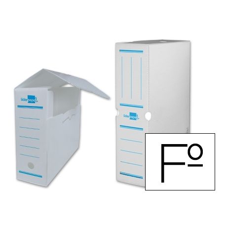 CAJA ARCHIVO DEFINITIVO PLASTICO LIDERPAPEL BLANCO TAMA¾O 36X26X10 CM CAJA ARCHIVO DEFINITIVO PLASTICO LIDERPAPEL BLANCO TAMA¾O 36X26X10 CM