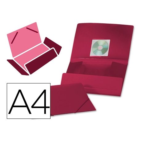 CARPETA LIDERPAPEL GOMAS SOLAPAS38720 POLIPROPILENO DIN A4 ROJA CARPETA LIDERPAPEL GOMAS SOLAPAS38720 POLIPROPILENO DIN A4 ROJA