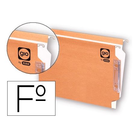 CARPETA COLGANTE GIO FOLIO 50200 VISOR LATERAL -TAMA¾O 365X275X355 MM CARPETA COLGANTE GIO FOLIO 50200 VISOR LATERAL -TAMA¾O 365X275X355 MM