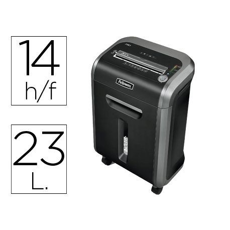 DESTRUCTORA DE DOCUMENTOS FELLOWES PS-79Ci CAPACIDAD DE CORTE 14 H DESTRUYE GRAPAS CLIPS Y CD DESTRUCTORA DE DOCUMENTOS FELLOWES PS-79Ci CAPACIDAD DE CORTE 14 H DESTRUYE GRAPAS CLIPS Y CD