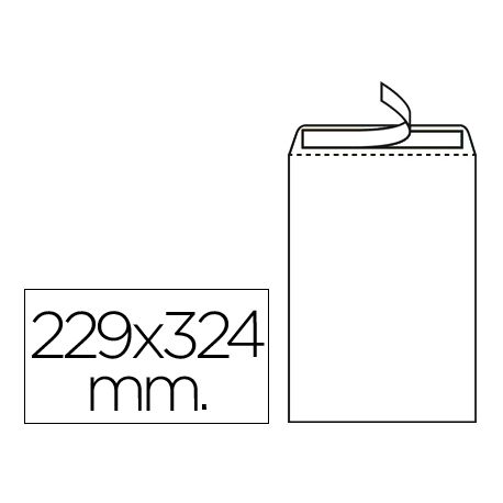 SOBRE LIDERPAPEL BOLSA N.8 BLANCO DIN 229X324 MM TIRA DE SILICONA SOBRE LIDERPAPEL BOLSA N.8 BLANCO DIN 229X324 MM TIRA DE SILICONA