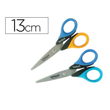 TIJERA ESCOLAR MAPED SENSOFT 13 CM TIJERA ESCOLAR MAPED SENSOFT 13 CM