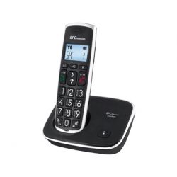 TELEFONO INALAMBRICO SPC TELECOM 7608N TECLAS DIGITOS Y PANTALLA EXTRA GRANDES COMPATIBLE AUDIFONOS