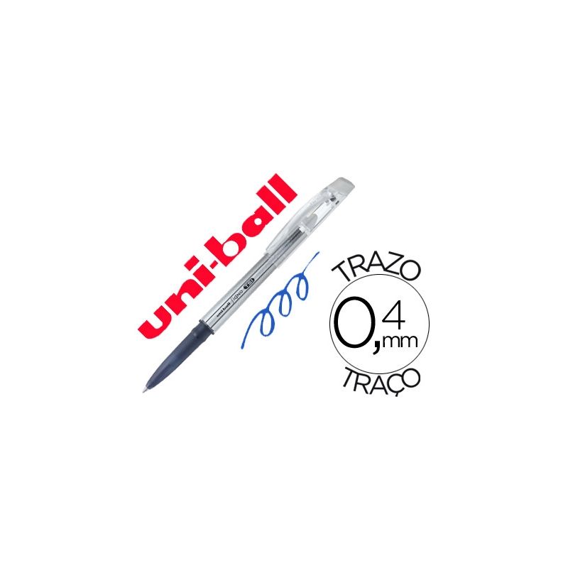 BOLIGRAFO UNI-BALL ROLLER UF-220 BORRABLE 0,7 MM TINTA GEL AZUL