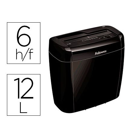 DESTRUCTORA DE DOCUMENTOS FELLOWES 36C CAPACIDAD DE CORTE 6 HOJAS PARTICULAS DESTRUYE GRAPAS CLIPS DESTRUCTORA DE DOCUMENTOS FELLOWES 36C CAPACIDAD DE CORTE 6 HOJAS PARTICULAS DESTRUYE GRAPAS CLIPS