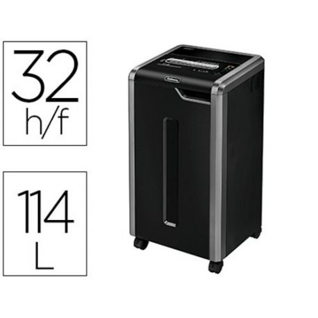 DESTRUCTORA DE DOCUMENTOS FELLOWES 425CI CAPACIDAD DE CORTE 32H SEGURIDAD P4 CLIPS GRAPAS TARJETAS Y DESTRUCTORA DE DOCUMENTOS FELLOWES 425CI CAPACIDAD DE CORTE 32H SEGURIDAD P4 CLIPS GRAPAS TARJETAS Y