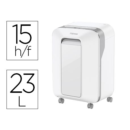 DESTRUCTORA DE DOCUMENTOS FELLOWES LX201 CAPACIDAD DE 15 H SEGURIDAD P5 CLIPS GRAPAS Y TARJETAS 23L DESTRUCTORA DE DOCUMENTOS FELLOWES LX201 CAPACIDAD DE 15 H SEGURIDAD P5 CLIPS GRAPAS Y TARJETAS 23L