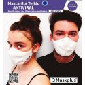 Mascarilla Maskplus Adulto con 10 filtros de papel (Azul Marino)