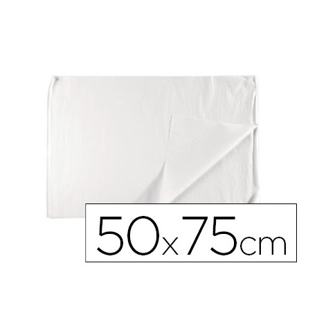 PAPEL SEDA LIDERPAPEL BLANCO 17G/M2 ROLLO DE 24 HOJAS 50X75CM PAPEL SEDA LIDERPAPEL BLANCO 17G/M2 ROLLO DE 24 HOJAS 50X75CM