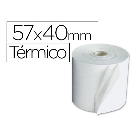 ROLLO SUMADORA Q-CONNECT TERMICO 57X40X11 MM 58 GR SIN BISFENOL A