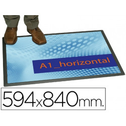 ALFOMBRA PLANNING SISPLAMO TRANSPARENTE CON FUNDA PERSONALIZABLE 59,4X84CM