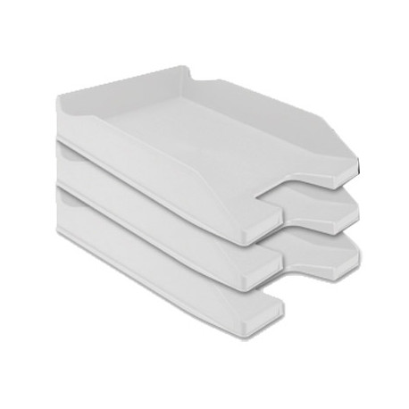 BANDEJA SOBREMESA PLASTICO Q-CONNECT GRIS OPACO 240X70X340 MM BANDEJA SOBREMESA PLASTICO Q-CONNECT GRIS OPACO 240X70X340 MM