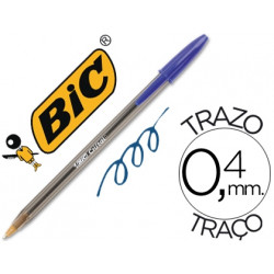 BOLIGRAFO BIC CRISTAL AZUL UNIDAD