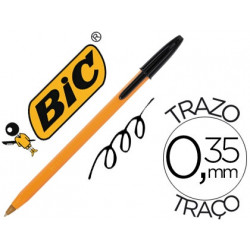 BOLIGRAFO BIC NARANJA NEGRO