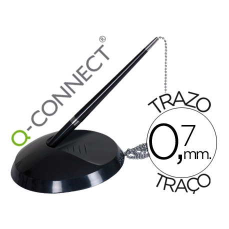 BOLIGRAFO EXTENSIBLE Q-CONNECT CON SOPORTE ADHESIVO