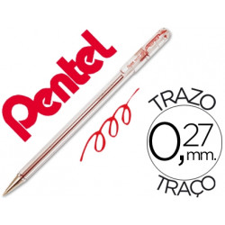 BOLIGRAFO PENTEL BK-77 B ROJO