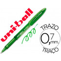 BOLIGRAFO UNI-BALL UF-202 FANTHOM BORRABLE 0,7 MM TINTA GEL VERDE