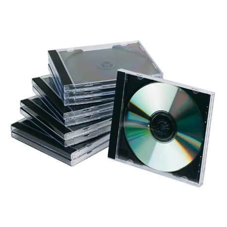 CAJA DE CD Q-CONNECT -CON INTERIOR NEGRO -PACK DE 10 UNIDADES CAJA DE CD Q-CONNECT -CON INTERIOR NEGRO -PACK DE 10 UNIDADES