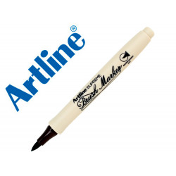 ROTULADOR ARTLINE SUPREME BRUSH EPFS PINTURA BASE DE AGUA PUNTA TIPO PINCEL TRAZO FINO MARRON OSCURO