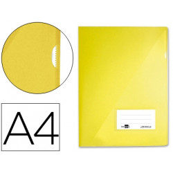 CARPETA LIDERPAPEL DOSSIER A4 UÑERO AMARILLA
