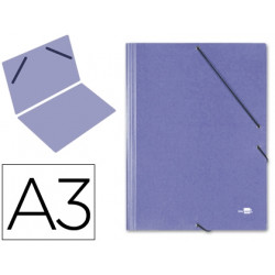 CARPETA PLANOS LIDERPAPEL A3 CARTON GOFRADO N 12 AZUL