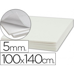 CARTON PLUMA LIDERPAPEL ADHESIVO 1 CARA 100X140 CM ESPESOR 5 MM