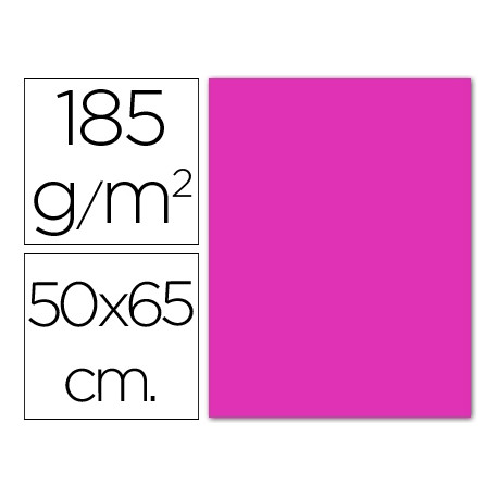 CARTULINA GUARRO FUCSIA -50X65 CM -185 GR CARTULINA GUARRO FUCSIA -50X65 CM -185 GR