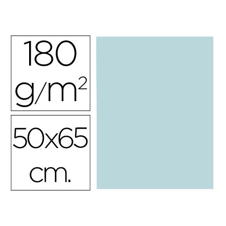 CARTULINA LIDERPAPEL 50X65 CM 180G/M2 AZUL CARTULINA LIDERPAPEL 50X65 CM 180G/M2 AZUL
