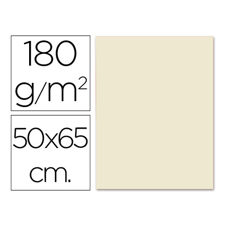 CARTULINA LIDERPAPEL 50X65 CM 180G/M2 SEPIA