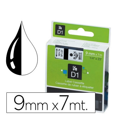 CINTA DYMO 1000 9 MM. -NEGRO-BLANCO D1 CINTA DYMO 1000 9 MM. -NEGRO-BLANCO D1