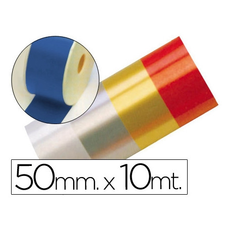 CINTA FANTASIA 10 MT X 50 MM AZUL CINTA FANTASIA 10 MT X 50 MM AZUL