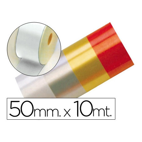 CINTA FANTASIA 10 MT X 50 MM BLANCO