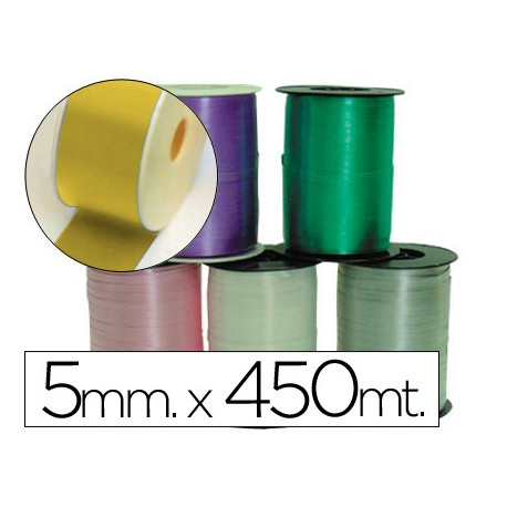 CINTA FANTASIA 500 MT X 5 MM ORO CINTA FANTASIA 500 MT X 5 MM ORO