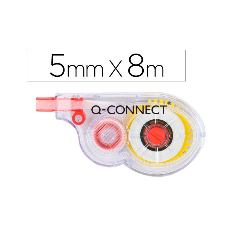 CORRECTOR Q-CONNECT CINTA BLANCO 5 MM X 8 M