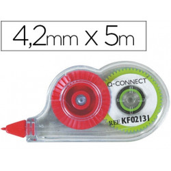 CORRECTOR Q-CONNECT CINTA MINI BLANCO 4,2MM X 5 M EN BLISTER