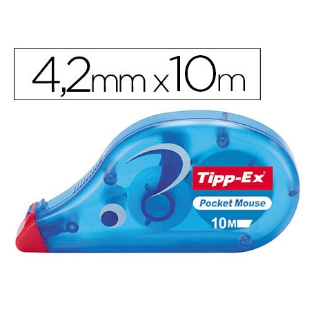 CORRECTOR TIPP-EX CINTA POCKET MOUSE 4,2 MM X 10 M CORRECTOR TIPP-EX CINTA POCKET MOUSE 4,2 MM X 10 M