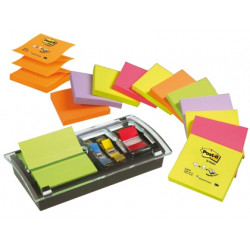 BLOC DE NOTAS ADHESIVAS QUITA Y PON POST-IT DISPENSADOR DE INDEX