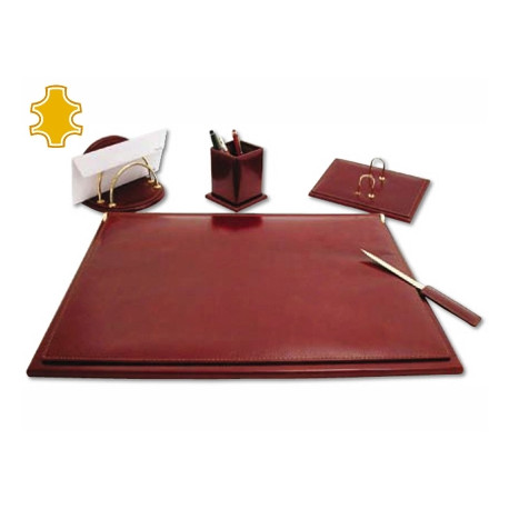 ESCRIBANIA SOBREMESA Q-CONNECT ARTESANIA DE PIEL JUEGO DE 5 PIEZAS 40X53,5X2,7 CM BASE DE MADERA FAB ESCRIBANIA SOBREMESA Q-CONNECT ARTESANIA DE PIEL JUEGO DE 5 PIEZAS 40X53,5X2,7 CM BASE DE MADERA FAB