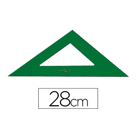 ESCUADRA FABER 28 CM PLASTICO VERDE ESCUADRA FABER 28 CM PLASTICO VERDE