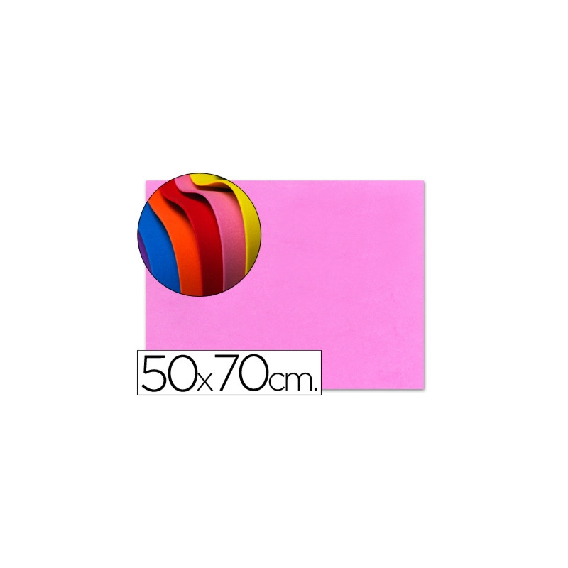 Goma eva A4 rosa 1,5mm 60 gr. Liderpapel (8423473833739)