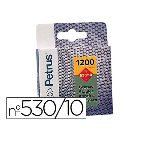 GRAPAS PETRUS N 530/10 CAJA DE 1200 UNIDADES GRAPAS PETRUS N 530/10 CAJA DE 1200 UNIDADES
