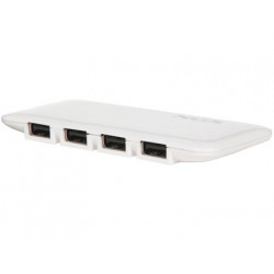 HUB USB 2.0 NGS 7 PUERTOS ALIMENTADOR BLANCO