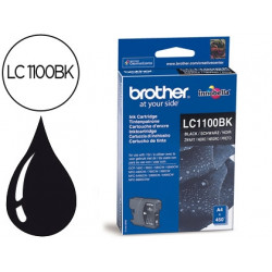 INK-JET BROTHER LC-1100BK NEGRO 450 PAG