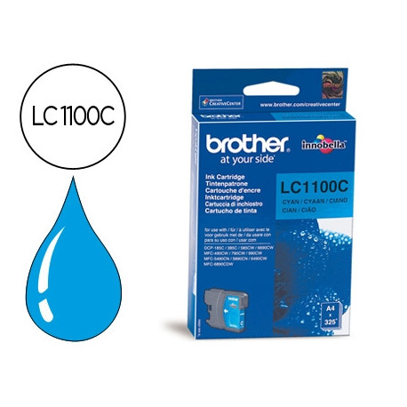 INK-JET BROTHER LC-1100C CYAN 325 PAG