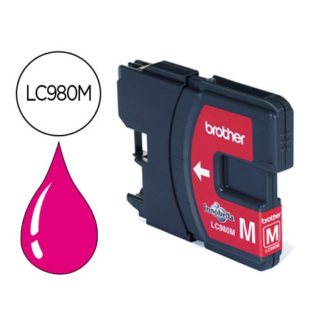 INK-JET BROTHER LC-980M DCP-145/DCP-165/MFC-250/MFC- 290 MAGENTA