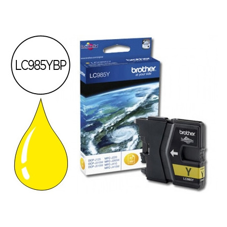 INK-JET BROTHER LC-985Y AMARILLO DCP-J125/DCP-J315W MFC-J265W/MFC-J410/MFC-J415W